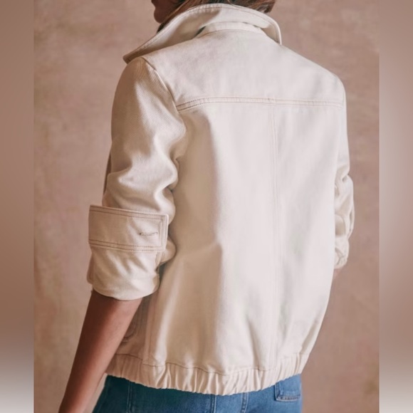 Sezane Anila denim jacket, NWT, size 46 - Picture 2 of 5